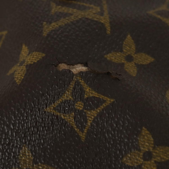 LOUIS VUITTON Monogram Saumur 35 Shoulder Bag M42254 LV Auth bs31702