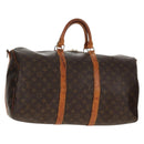 LOUIS VUITTON Monogram Keepall Bandouliere 50 Boston Bag M41416 LV Auth bs31705-1
