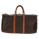 LOUIS VUITTON Monogram Keepall Bandouliere 50 Boston Bag M41416 LV Auth bs31705-13