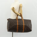 LOUIS VUITTON Monogram Keepall Bandouliere 50 Boston Bag M41416 LV Auth bs31705-26