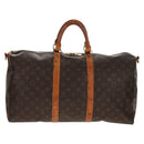 LOUIS VUITTON Monogram Keepall Bandouliere 50 Boston Bag M41416 LV Auth bs31705-2