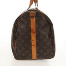 LOUIS VUITTON Monogram Keepall Bandouliere 50 Boston Bag M41416 LV Auth bs31705-4