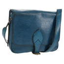 LOUIS VUITTON Epi Cartouchiere MM Shoulder Bag Blue M52245 LV Auth bs31707-1