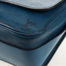 LOUIS VUITTON Epi Cartouchiere MM Shoulder Bag Blue M52245 LV Auth bs31707-16
