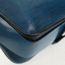 LOUIS VUITTON Epi Cartouchiere MM Shoulder Bag Blue M52245 LV Auth bs31707-17