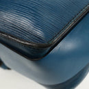 LOUIS VUITTON Epi Cartouchiere MM Shoulder Bag Blue M52245 LV Auth bs31707-18