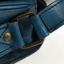 LOUIS VUITTON Epi Cartouchiere MM Shoulder Bag Blue M52245 LV Auth bs31707-19