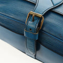 LOUIS VUITTON Epi Cartouchiere MM Shoulder Bag Blue M52245 LV Auth bs31707-20