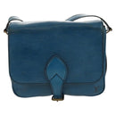 LOUIS VUITTON Epi Cartouchiere MM Shoulder Bag Blue M52245 LV Auth bs31707-13