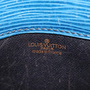 LOUIS VUITTON Epi Cartouchiere MM Shoulder Bag Blue M52245 LV Auth bs31707-24