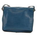 LOUIS VUITTON Epi Cartouchiere MM Shoulder Bag Blue M52245 LV Auth bs31707-2