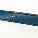 LOUIS VUITTON Epi Cartouchiere MM Shoulder Bag Blue M52245 LV Auth bs31707-8