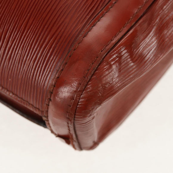 LOUIS VUITTON Epi Lussac Shoulder Bag Brown M52283 LV Auth bs31708