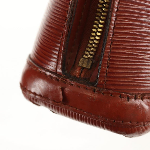 LOUIS VUITTON Epi Lussac Shoulder Bag Brown M52283 LV Auth bs31708