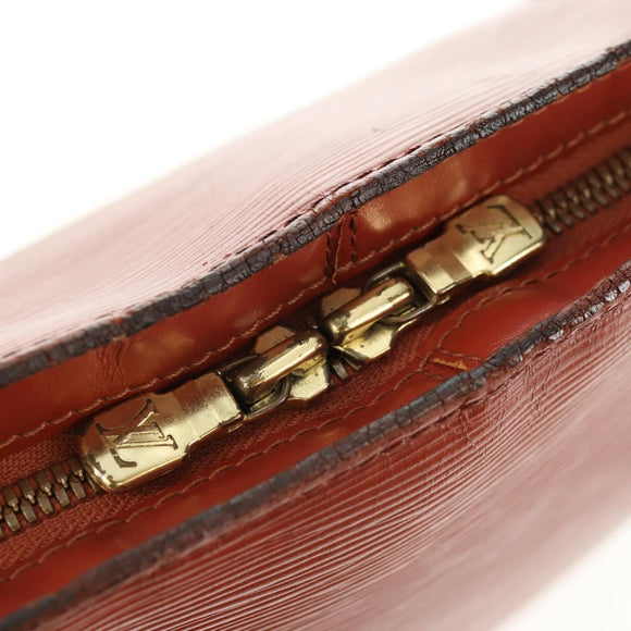 LOUIS VUITTON Epi Lussac Shoulder Bag Brown M52283 LV Auth bs31708