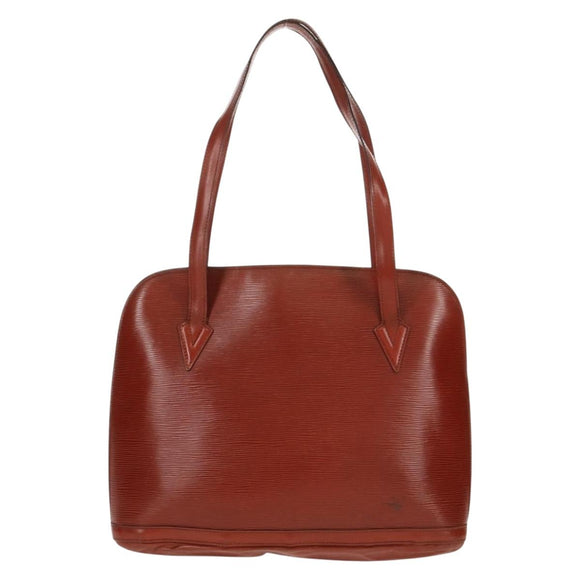 LOUIS VUITTON Epi Lussac Shoulder Bag Brown M52283 LV Auth bs31708
