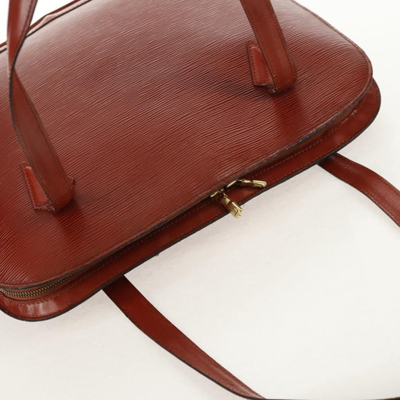 LOUIS VUITTON Epi Lussac Shoulder Bag Brown M52283 LV Auth bs31708