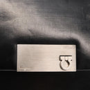 Salvatore Ferragamo Gancini Shoulder Bag Leather Black Silver Auth bs31712-14