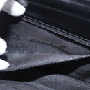 Salvatore Ferragamo Gancini Shoulder Bag Leather Black Silver Auth bs31712-21