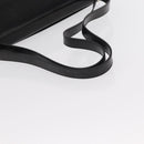 Salvatore Ferragamo Gancini Shoulder Bag Leather Black Silver Auth bs31712-7