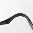 Salvatore Ferragamo Gancini Shoulder Bag Leather Black Silver Auth bs31712-8