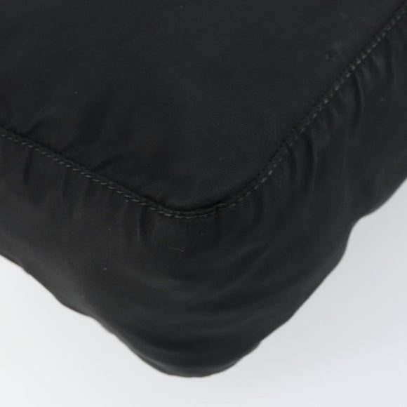 PRADA Shoulder Bag Nylon Black Silver Auth bs31714