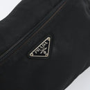 PRADA Shoulder Bag Nylon Black Silver Auth bs31714-17