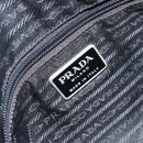 PRADA Shoulder Bag Nylon Black Silver Auth bs31714-18