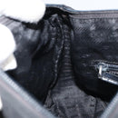 PRADA Shoulder Bag Nylon Black Silver Auth bs31714-20