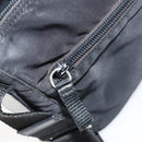 PRADA Shoulder Bag Nylon Black Silver Auth bs31714-23