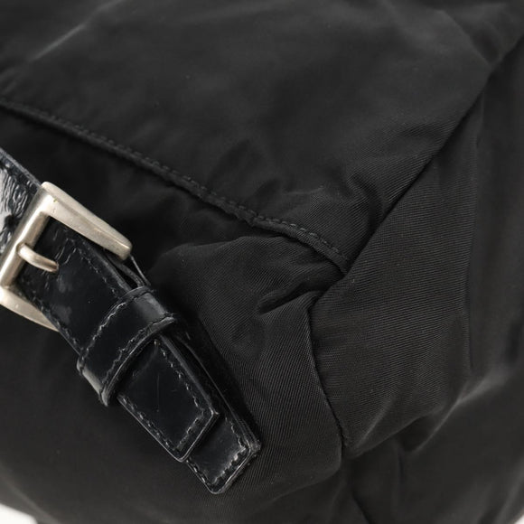 PRADA Rucksack Nylon Schwarz Silber Orig bs31715
