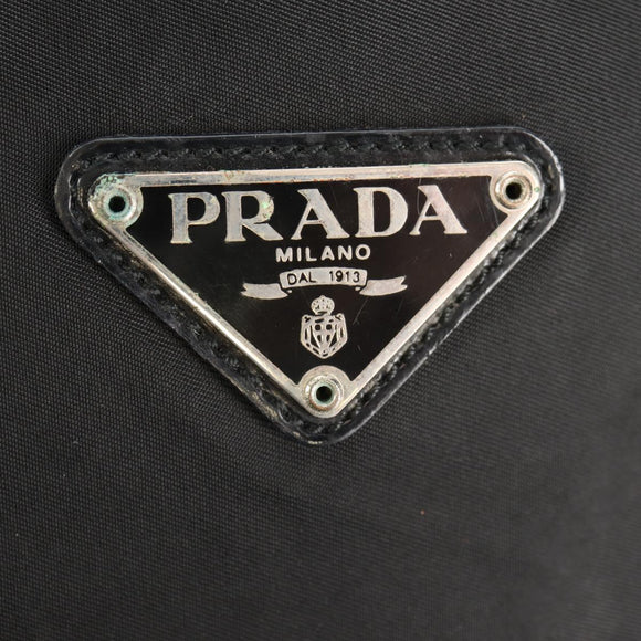 PRADA Rucksack Nylon Schwarz Silber Orig bs31715