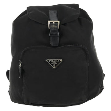 PRADA Backpack Nylon Black Silver Auth bs31715 - 0