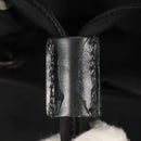 PRADA Backpack Nylon Black Silver Auth bs31715-23