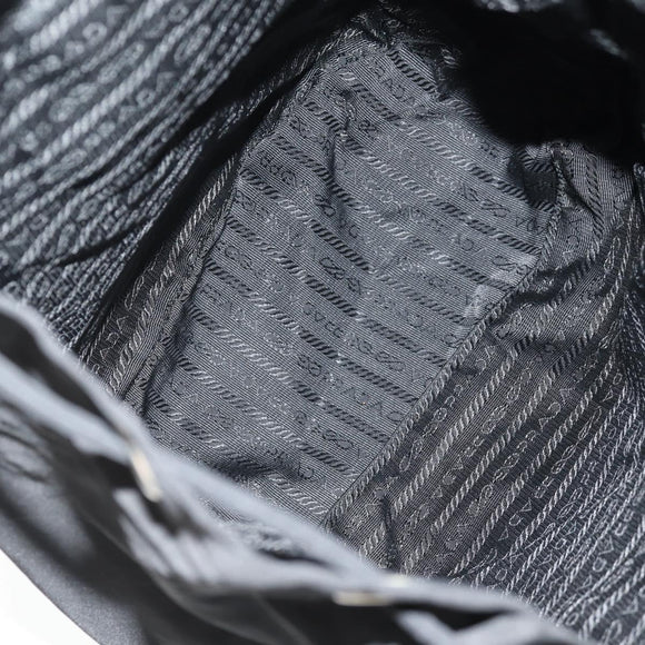 PRADA Rucksack Nylon Schwarz Silber Orig bs31715