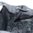 PRADA Backpack Nylon Black Silver Auth bs31715-26