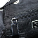PRADA Backpack Nylon Black Silver Auth bs31715-28