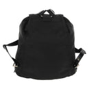 PRADA Backpack Nylon Black Silver Auth bs31715-3