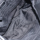 PRADA Shoulder Bag Nylon Leather Black Silver Auth bs31716-17