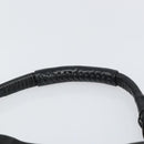PRADA Shoulder Bag Nylon Leather Black Silver Auth bs31716-8