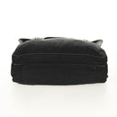 PRADA Business Bag Nylon Leather Black Silver Auth bs31717-10