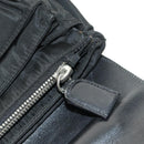 PRADA Business Bag Nylon Leather Black Silver Auth bs31717-22