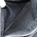 PRADA Business Bag Nylon Leather Black Silver Auth bs31717-23