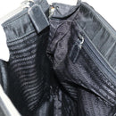 PRADA Business Bag Nylon Leather Black Silver Auth bs31717-28