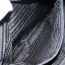 PRADA Business Bag Nylon Leather Black Silver Auth bs31717-30