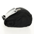 PRADA Business Bag Nylon Leather Black Silver Auth bs31717-4