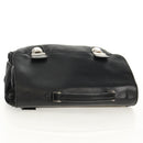 PRADA Business Bag Nylon Leather Black Silver Auth bs31717-6