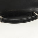 PRADA Business Bag Nylon Leather Black Silver Auth bs31717-7