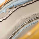 LOUIS VUITTON Monogram Vernis Houston Hand Bag Beige M91004 LV Auth bs31721-20