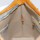LOUIS VUITTON Monogram Vernis Houston Hand Bag Beige M91004 LV Auth bs31721-22